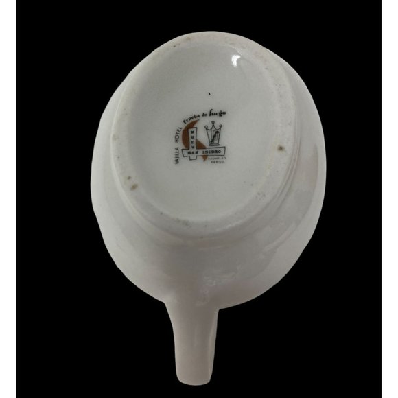 Vintage Nueva San Isidro Vanilla Hotel Creamer ~ Mexico - Picture 6 of 7